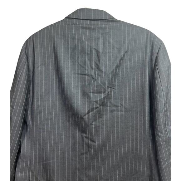 Brooks Brothers 346 Men's Blazer 41R Wool Gray Striped Madison Fit - Picture 13 of 14